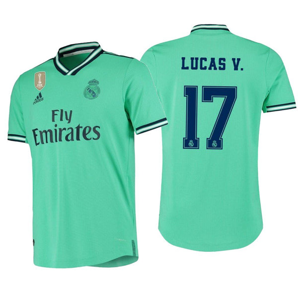 Men 17 Lucas Vazquez Jersey Green Away Real Madrid Jersey Laliga 2020 - fastssd - Soccer Jersey - CrazyKill