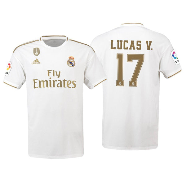 Men 17 Lucas Vazquez Jersey White Home Real Madrid Jersey LaLiga 2020 - fastssd - Soccer Jersey - CrazyKill