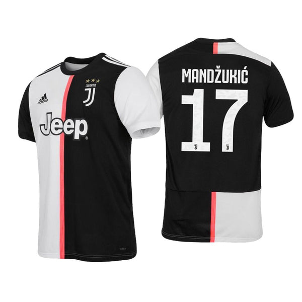 Men 17 Mario Mandzukic Jersey Black Home Juventus Jersey Serie A 2020 - fastssd - Soccer Jersey - CrazyKill