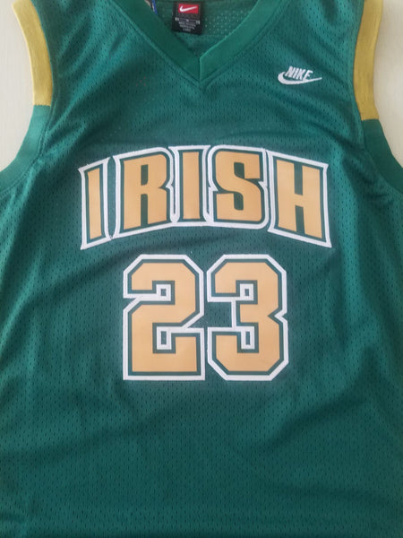 Men 23 Lebron James Jersey Green Mary Irish High School Jersey Swingman - fastssd - NBA Jersey - nRevo