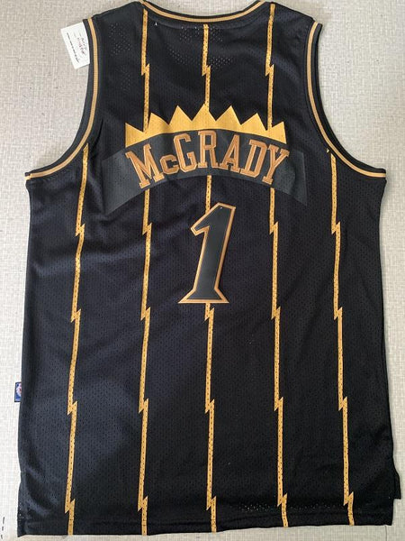 Men 01 Tracy McGrady Jersey Black Toronto Raptors Jersey Hardwood Classics - fastssd - NBA Jersey - nRevo
