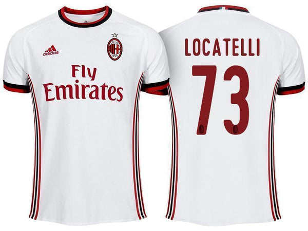 Men 73 Manuel Locatelli Jersey Away Soccer AC Milan Jersey 2018 Serie A - fastssd - Soccer Jersey - CrazyKill