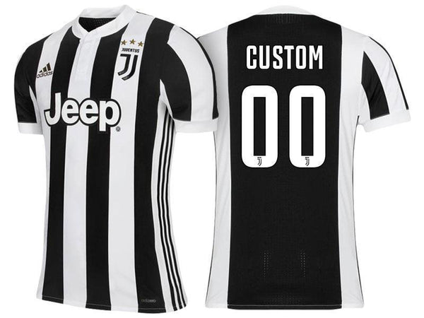 Men 00 Custom Jersey Home Soccer Juventus Jersey 2018 Serie A - fastssd - Soccer Jersey - CrazyKill