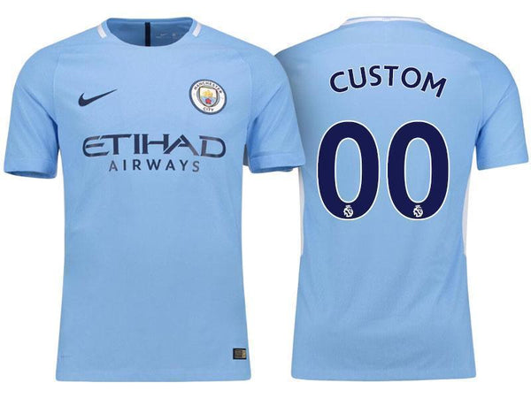 Men 00 Custom Jersey Home Soccer Manchester City Jersey Premier League - fastssd - Soccer Jersey - CrazyKill