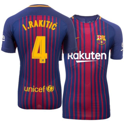 Men 4 Ivan Rakitic Jersey Soccer Barcelona Jersey 2018 La Liga - fastssd - Soccer Jersey - CrazyKill