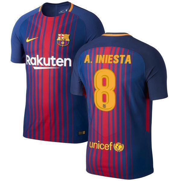 Men 8 Andres Iniesta Jersey Soccer Barcelona Jersey 2018 La Liga - fastssd - Soccer Jersey - CrazyKill