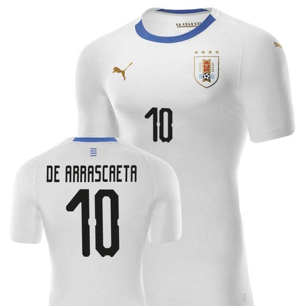 Men #10 De Arrascaeta Jersey Uruguay National 2018 FIFA World Cup Player - fastssd - Soccer Jersey - CrazyKill