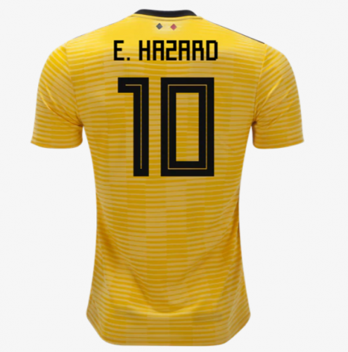 Men #10 Eden Hazard Jersey Soccer Belgium Jersey 2018 World Cup Player Jersey - fastssd - Soccer Jersey - CrazyKill