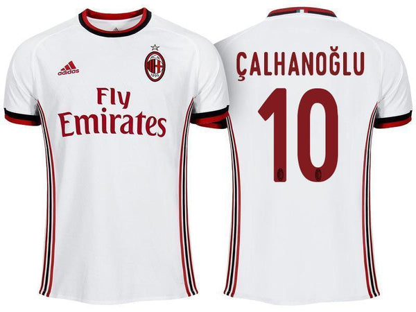 Men 10 Hakan Calhanoglu Jersey Away Soccer AC Milan Jersey 2018 Serie A - fastssd - Soccer Jersey - CrazyKill