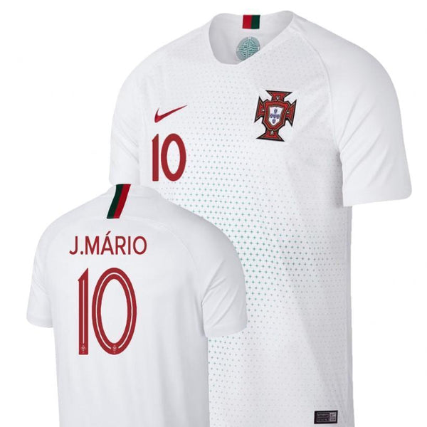 Men #10 J.Mario Jersey Away Portugal National 2018 FIFA World Cup - fastssd - Soccer Jersey - CrazyKill