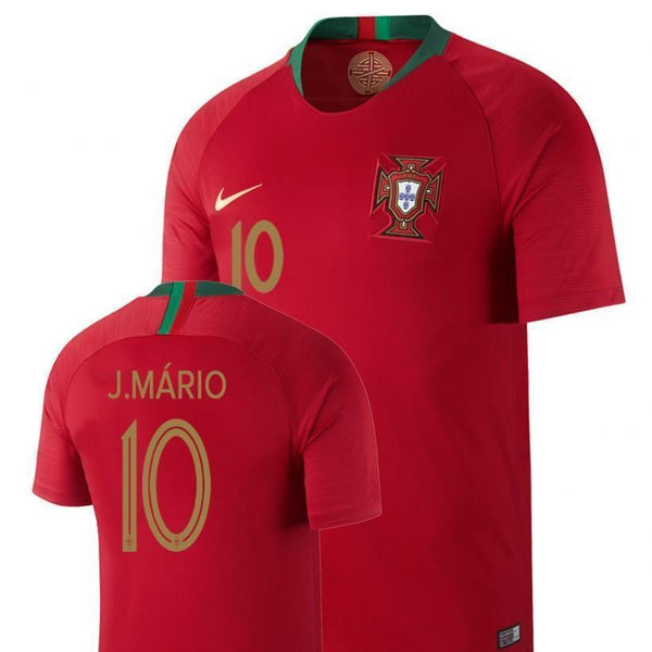 Men #10 J.Mario Jersey Home Portugal National 2018 FIFA World Cup - fastssd - Soccer Jersey - CrazyKill