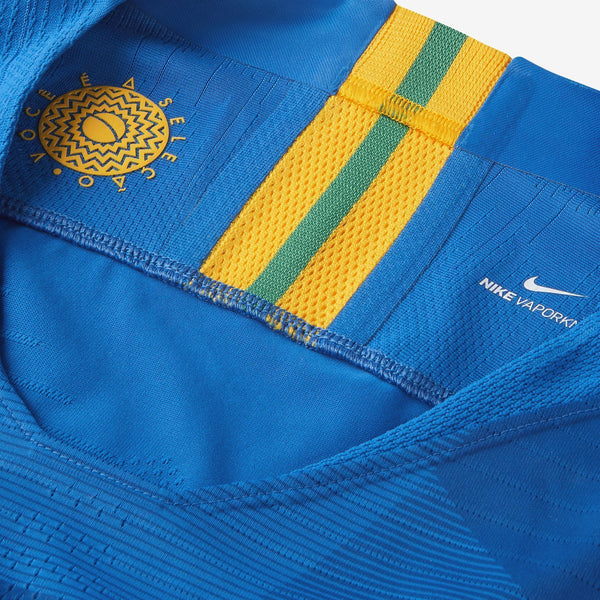 Men #12 Marcelo Jersey Away Brazil National 2018 FIFA World Cup - fastssd - Soccer Jersey - CrazyKill
