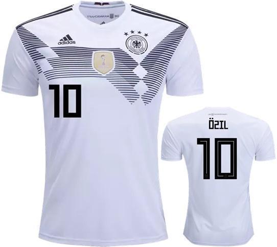 Men #10 Ozil Jersey Home Germany National 2018 FIFA World Cup - fastssd - Soccer Jersey - CrazyKill