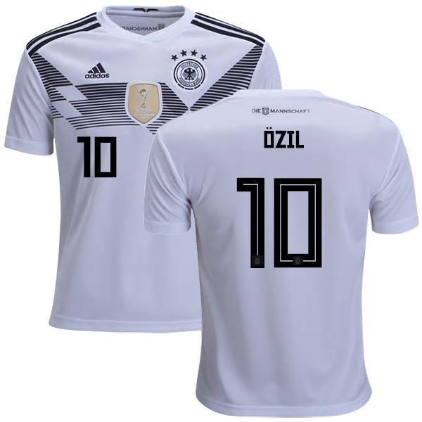 Men #10 Ozil Jersey Home Germany National 2018 FIFA World Cup - fastssd - Soccer Jersey - CrazyKill