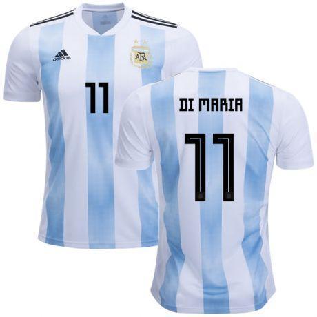 Men #11 Angel Di Maria Jersey Argentina National 2018 FIFA World Cup Player - fastssd - Soccer Jersey - CrazyKill