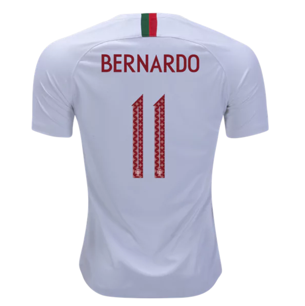 Men #11 Bernardo Jersey Away Portugal National 2018 FIFA World Cup - fastssd - Soccer Jersey - CrazyKill