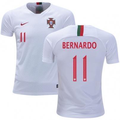Men #11 Bernardo Jersey Away Portugal National 2018 FIFA World Cup - fastssd - Soccer Jersey - CrazyKill