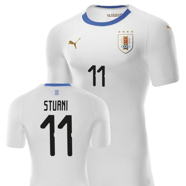 Men #11 Christian Stuani Jersey Uruguay National 2018 FIFA World Cup Player - fastssd - Soccer Jersey - CrazyKill