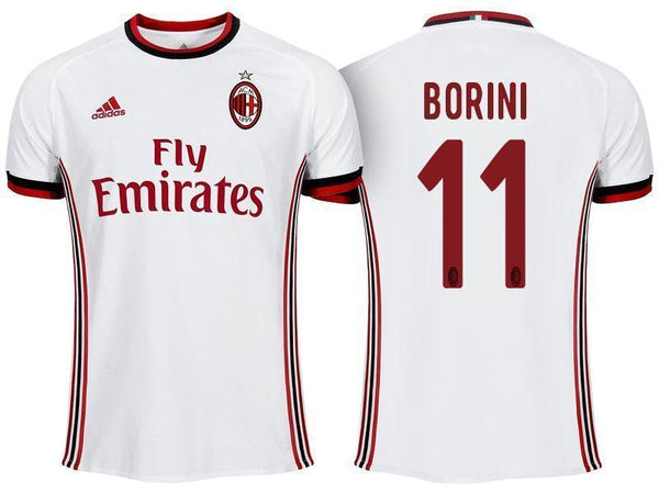 Men 11 Fabio Borini Jersey Away Soccer AC Milan Jersey 2018 Serie A - fastssd - Soccer Jersey - CrazyKill