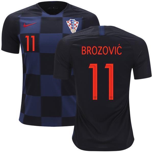 Men #11 Marcelo Brozović Jersey Croatia National 2018 FIFA World Cup Player - fastssd - Soccer Jersey - CrazyKill