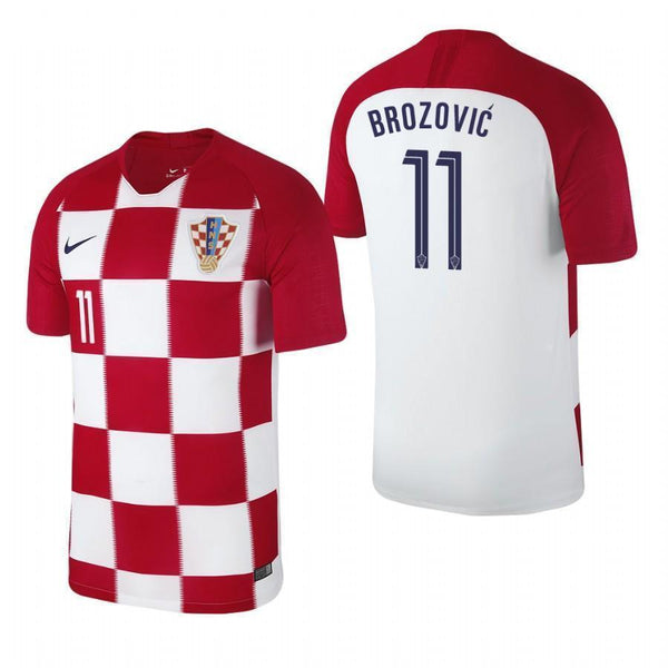 Men #11 Marcelo Brozović Jersey Croatia National 2018 FIFA World Cup Fanatics - fastssd - Soccer Jersey - CrazyKill
