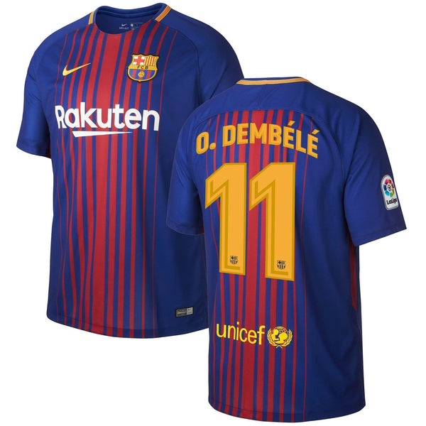 Men 11 Ousmane Dembele Jersey Soccer Barcelona Jersey 2018 La Liga - fastssd - Soccer Jersey - CrazyKill