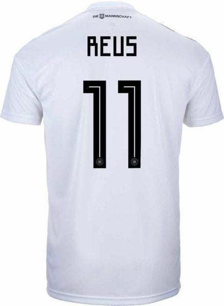 Men #11 Reus Jersey Home Germany National 2018 FIFA World Cup - fastssd - Soccer Jersey - CrazyKill