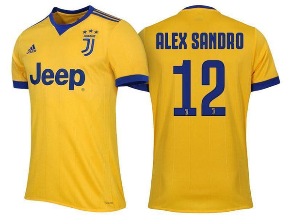 Men 12 Alex Sandro Jersey Away Soccer Juventus Jersey 2018 Serie A - fastssd - Soccer Jersey - CrazyKill