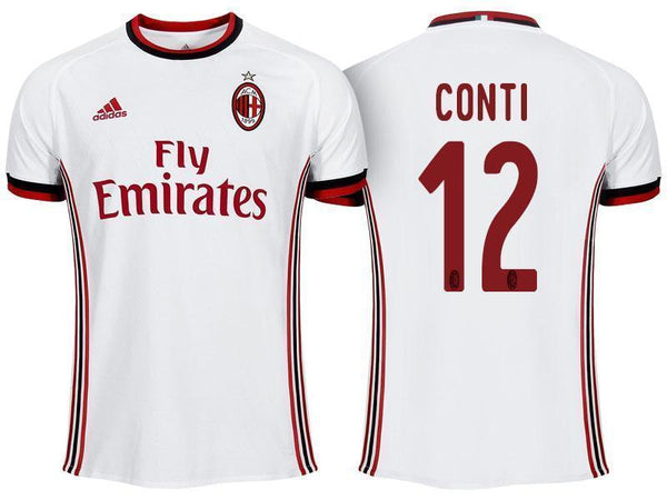 Men 12 Andrea Conti Jersey Away Soccer AC Milan Jersey 2018 Serie A - fastssd - Soccer Jersey - CrazyKill