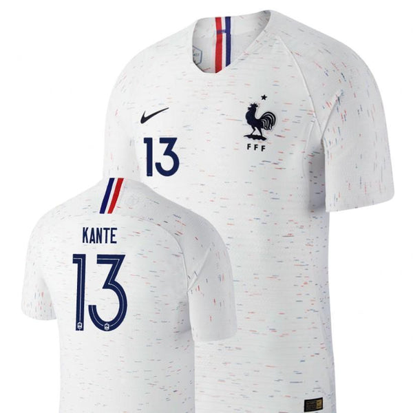 Men #13 Kante Jersey White France National 2018 FIFA World Cup - fastssd - Soccer Jersey - CrazyKill