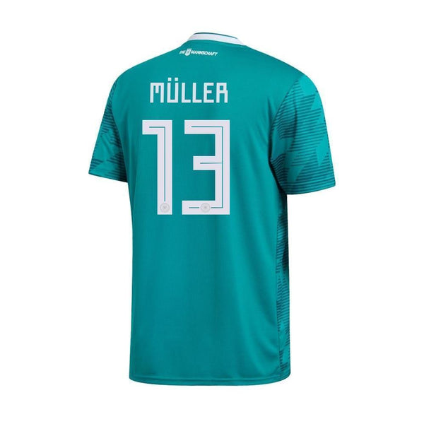 Men #13 Muller Jersey Away Germany National 2018 FIFA World Cup - fastssd - Soccer Jersey - CrazyKill