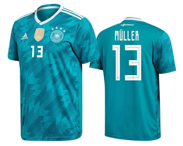Men #13 Muller Jersey Away Germany National 2018 FIFA World Cup - fastssd - Soccer Jersey - CrazyKill