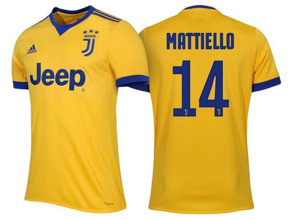 Men 14 Federico Mattiello Jersey Away Soccer Juventus Jersey 2018 Serie A - fastssd - Soccer Jersey - CrazyKill