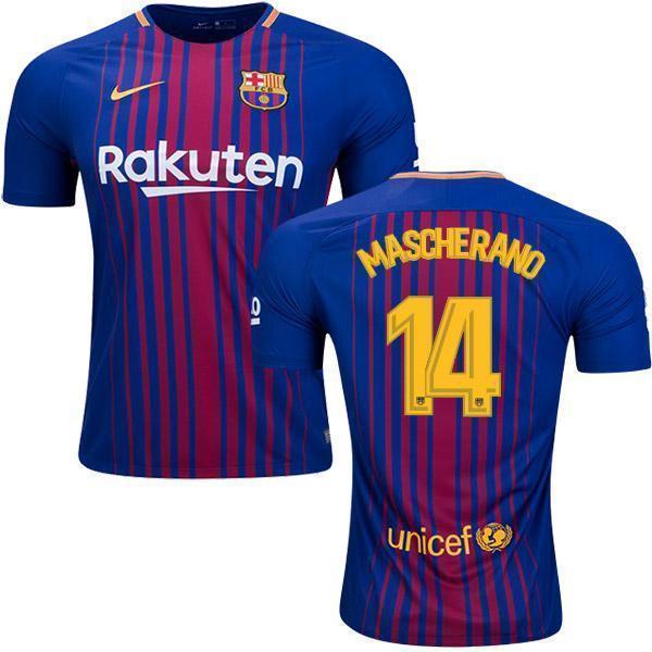 Men 14 Javier Mascherano Jersey Soccer Barcelona Jersey 2018 La Liga - fastssd - Soccer Jersey - CrazyKill