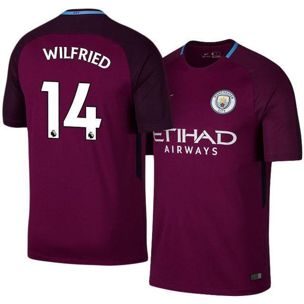 Men 14 Wilfried Bony Jersey Away Soccer Manchester City Jersey Premier League - fastssd - Soccer Jersey - CrazyKill