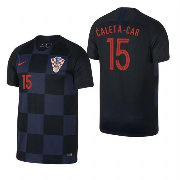 Men #15 Dulje ĆaletaCar Jersey Croatia National 2018 FIFA World Cup Fanatics - fastssd - Soccer Jersey - CrazyKill