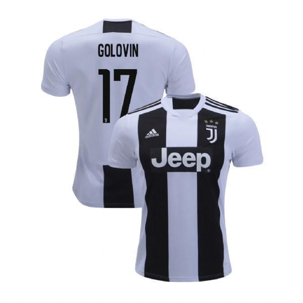 Men 17 Aleksandr Golovin Jersey Home Soccer Juventus Jersey 2019 Serie A - fastssd - Soccer Jersey - CrazyKill