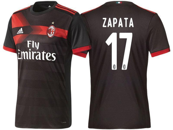 Men 17 Cristian Zapata Jersey Away Soccer AC Milan Jersey 2018 Serie A - fastssd - Soccer Jersey - CrazyKill