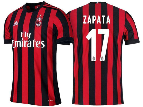 Men 17 Cristian Zapata Jersey Home Soccer AC Milan Jersey 2018 Serie A - fastssd - Soccer Jersey - CrazyKill