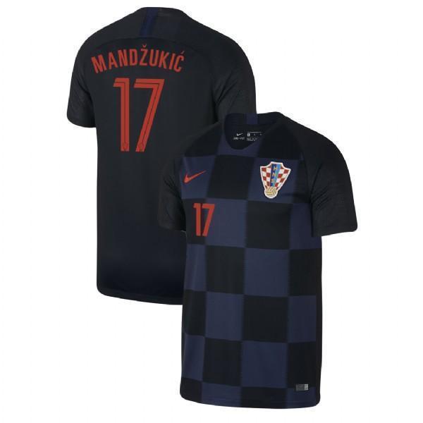 Men #17 Mario Mandžukić Jersey Croatia National 2018 FIFA World Cup Fanatics - fastssd - Soccer Jersey - CrazyKill