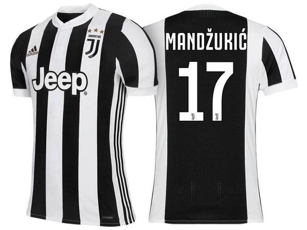 Men 17 Mario Mandzukic Jersey Home Soccer Juventus Jersey 2018 Serie A - fastssd - Soccer Jersey - CrazyKill