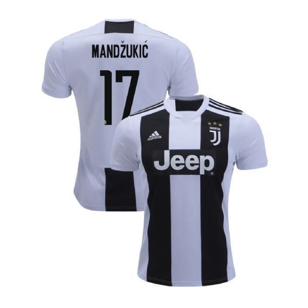 Men 17 Mario Mandzukic Jersey Home Soccer Juventus Jersey 2019 Serie A - fastssd - Soccer Jersey - CrazyKill