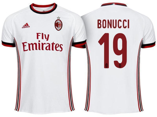 Men 19 Leonardo Bonucci Jersey Away Soccer AC Milan Jersey 2018 Serie A - fastssd - Soccer Jersey - CrazyKill