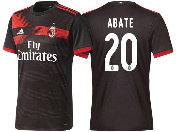 Men 20 Ignazio Abate Jersey Away Soccer AC Milan Jersey 2018 Serie A - fastssd - Soccer Jersey - CrazyKill