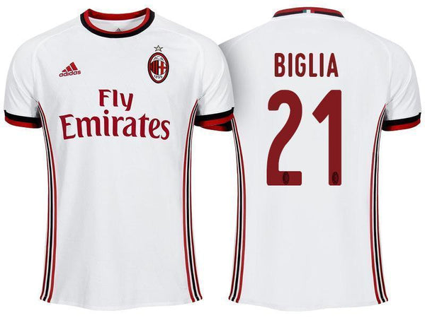 Men 21 Lucas Biglia Jersey Away Soccer AC Milan Jersey 2018 Serie A - fastssd - Soccer Jersey - CrazyKill