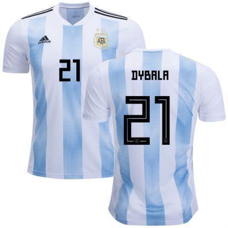 Men #21 Paulo Dybala Jersey Argentina National 2018 FIFA World Cup Fanatics - fastssd - Soccer Jersey - CrazyKill