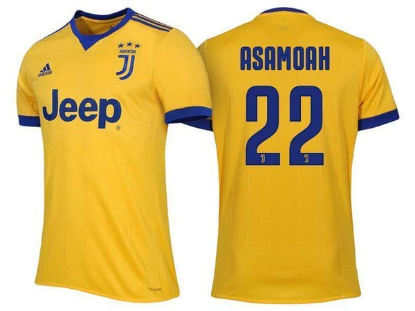 Men 22 Kwadwo Asamoah Jersey Away Soccer Juventus Jersey 2018 Serie A - fastssd - Soccer Jersey - CrazyKill