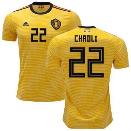 Men 22 Nacer Chadli Jersey Soccer Belgium Jersey 2018 World Cup Jersey - fastssd - Soccer Jersey - CrazyKill
