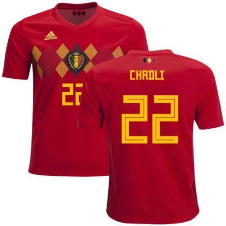 Men 22 Nacer Chadli Jersey Soccer Belgium Jersey 2018 World Cup Jersey - fastssd - Soccer Jersey - CrazyKill