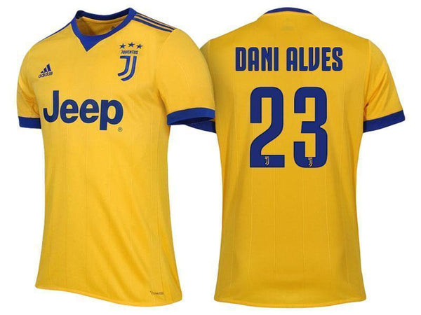 Men 23 Dani Alves Jersey Away Soccer Juventus Jersey 2018 Serie A - fastssd - Soccer Jersey - CrazyKill